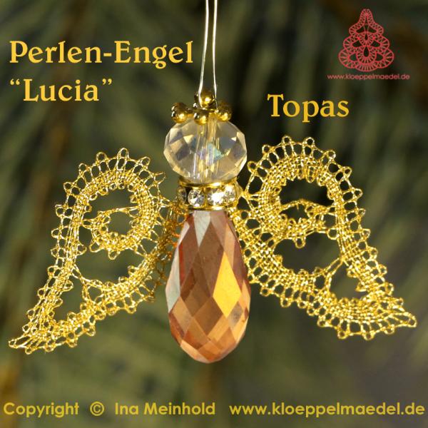 493 Bastelset Perlen-Engel "Lucia" Topas